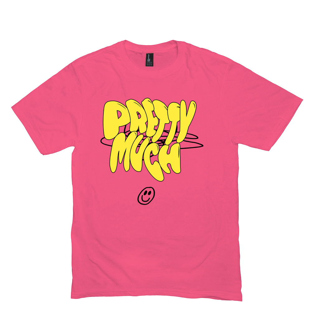 Bubble Letter Pink Tee
