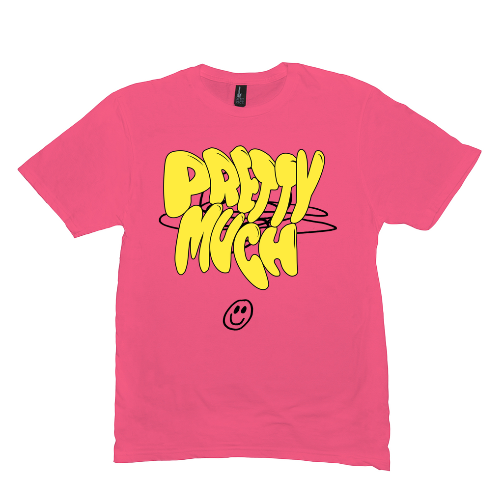 Bubble Letter Pink Tee